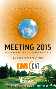 Cartell del MEETING EMCCAT GRUP 2015
